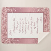 Couverture Sherpa Fille Je T'Aime (Devant (Horizontal))