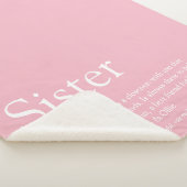 Couverture Sherpa Fille rose Fun Cool définition (3/4)