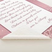 Couverture Sherpa Fille Sois Heureuse (3/4)