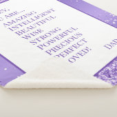 Couverture Sherpa Fille Vous Êtes Amusante (3/4)