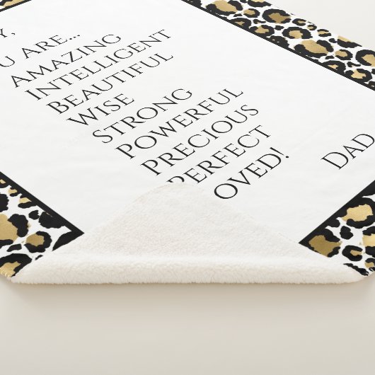 Couverture Sherpa Fille Vous Êtes Extraordinaire (3/4)