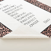 Couverture Sherpa Fille Vous Êtes Extraordinaire (3/4)