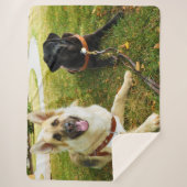 Couverture Sherpa Filles de travail (Devant)