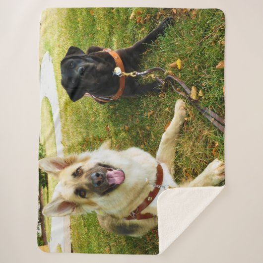 Couverture Sherpa Filles de travail (Devant)