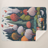 Couverture Sherpa Fils d'Imaginaire modifiables oiseaux forestiers,  (Devant (Horizontal))