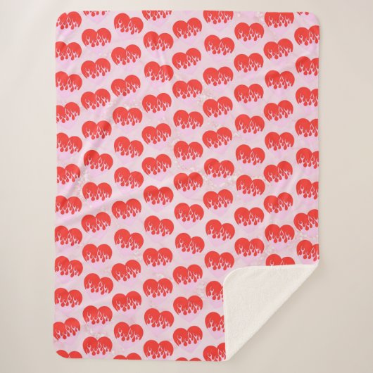 Couverture Sherpa Fire Heart (Devant)