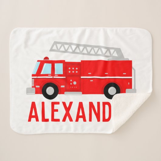 Couverture Sherpa Fire Truck (Devant (Horizontal))