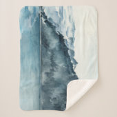 Couverture Sherpa Fjords d'hiver (Devant)