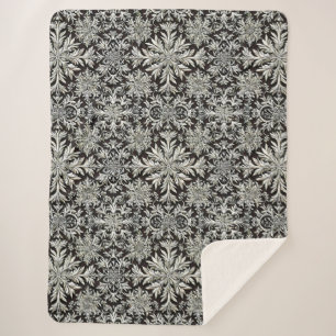 Couverture Sherpa Flacons de neige mignons