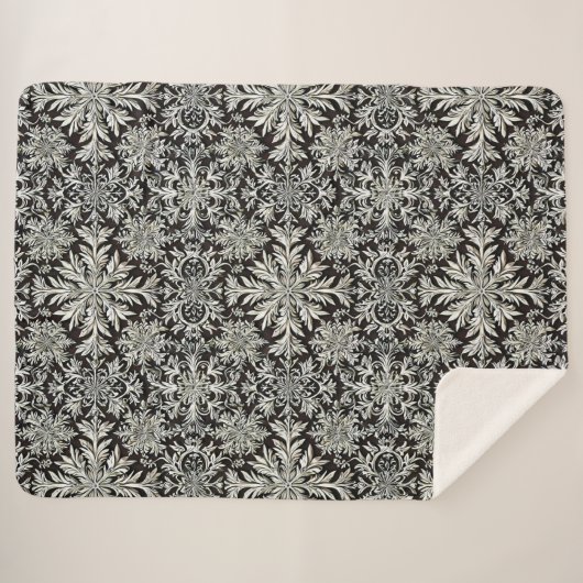 Couverture Sherpa Flacons de neige mignons (Devant (Horizontal))