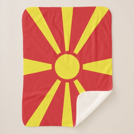 Couverture Sherpa Flag de Macedonia (Devant)