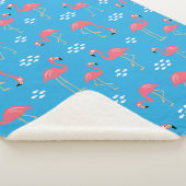 Couverture Sherpa Flamant rose Sherpa Blanket (3/4)