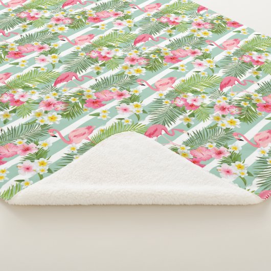 Couverture Sherpa Flamants roses Et Grèves (3/4)