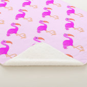 Couverture Sherpa Flamants roses Sherpa Blanket (3/4)