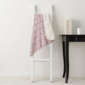 Couverture Sherpa Flamingo Frenzy (Rose Poussiéreu (En situation)