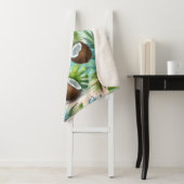 Couverture Sherpa Flamingo Haven (En situation)