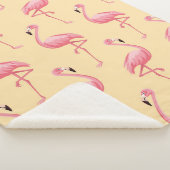 Couverture Sherpa Flamingo seamless pattern background. Pink flaming (3/4)
