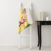 Couverture Sherpa Flamingos Love Pattern 3 (En situation)