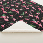 Couverture Sherpa Flamingos Love Pattern 4 (3/4)