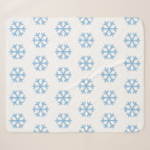 Couverture Sherpa Flèche de neige bleue Sherpa Blanket (Devant (Horizontal))