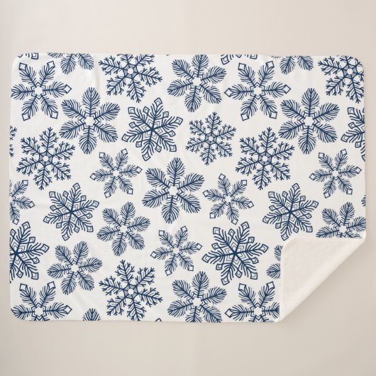 Couverture Sherpa Flèches bleues (Devant (Horizontal))