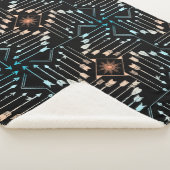 Couverture Sherpa Flèches Boho et Sun V1 ID748 (3/4)