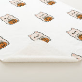 Couverture Sherpa Fleecedeken Halloween - Trésor de Pomeranian (3/4)