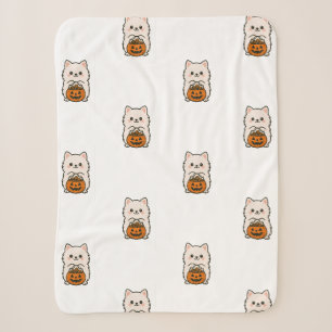 Couverture Sherpa Fleecedeken Halloween - Trésor de Pomeranian