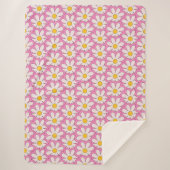 Couverture Sherpa Fleur (Devant)