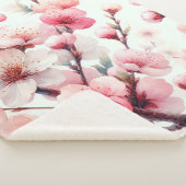 Couverture Sherpa Fleur de Cerisier (3/4)
