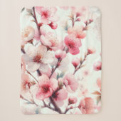 Couverture Sherpa Fleur de Cerisier (Devant)