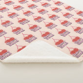 Couverture Sherpa Fleur de Cerisier (3/4)