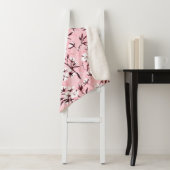 Couverture Sherpa Fleur de cerisier blanc (En situation)
