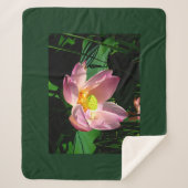 Couverture Sherpa Fleur de lotus (Devant)