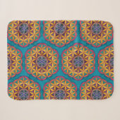 Couverture Sherpa Fleur de vie Mandala (Devant (Horizontal))