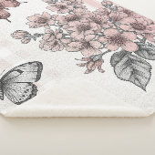 Couverture Sherpa Fleur d'Elegant Papillon (1) (3/4)