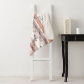 Couverture Sherpa Fleur d'Elegant Papillon (10) (En situation)