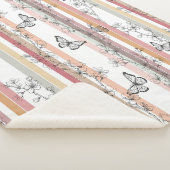 Couverture Sherpa Fleur d'Elegant Papillon (10) (3/4)