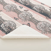 Couverture Sherpa Fleur d'Élégant Papillon (5) (3/4)