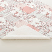 Couverture Sherpa Fleur d'élégant papillon (7) (3/4)