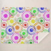 Couverture Sherpa Fleur en panne (Devant (Horizontal))