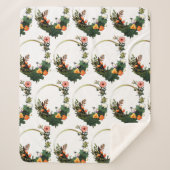 Couverture Sherpa Fleur g (Devant)