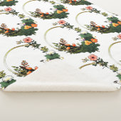 Couverture Sherpa Fleur g (3/4)