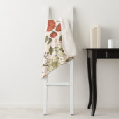 Couverture Sherpa Fleur sauvage, infirmière, Baby shower cadeau (En situation)