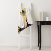 Couverture Sherpa Fleur Vase fille (En situation)