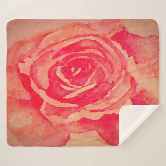 Couverture Sherpa Fleuri s'est levé (Devant (Horizontal))