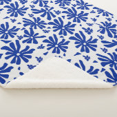 Couverture Sherpa Fleurie milieu du siècle Groovy 60s (3/4)