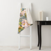 Couverture Sherpa Fleurs  (En situation)