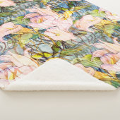 Couverture Sherpa Fleurs  (3/4)