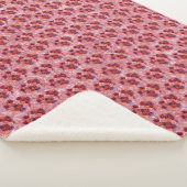 Couverture Sherpa Fleurs (3/4)